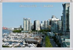 Vancouver - Canada - Jumbo Fridge Magnet Souvenir Gift Present (c)