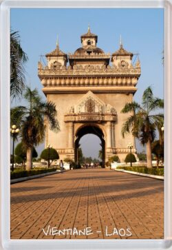 Vientiane - Laos - Jumbo Fridge Magnet Souvenir Gift Present