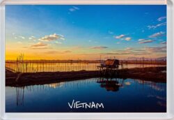 Vietnam - Sunset - Jumbo Fridge Magnet Souvenir Gift Present