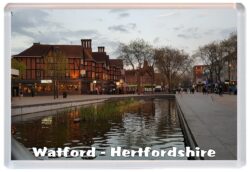 Watford - Hertfordshire - Jumbo Fridge Magnet Souvenir Gift Present G1