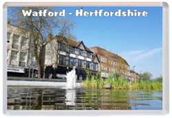 Watford - Hertfordshire - Jumbo Fridge Magnet Souvenir Gift Present G2