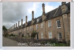 Vicars' Close - Wells - Somerset - Jumbo Fridge Magnet Souvenir Gift Present