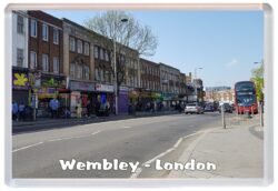 Wembley - London - Jumbo Fridge Magnet Souvenir Gift Present G1