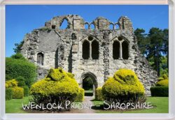 Wenlock Priory - Shropshire - Jumbo Fridge Magnet Souvenir Gift Present