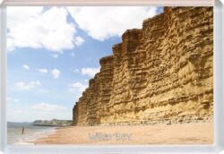 West Bay - Dorset - Jumbo Fridge Magnet Souvenir Gift Present D1