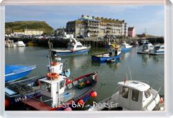 West Bay - Dorset - Jumbo Fridge Magnet Souvenir Gift Present D4