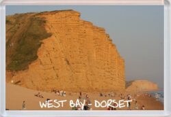 West Bay - Dorset - Jumbo Fridge Magnet Souvenir Gift Present D5