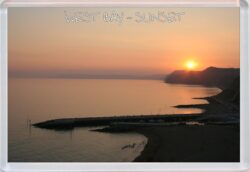 West Bay - Dorset - Jumbo Fridge Magnet Souvenir Gift Present D6