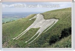 White Horse - Wiltshire - Jumbo Fridge Magnet Souvenir Gift Present