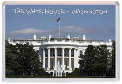White House - Washington - USA - Jumbo Fridge Magnet Souvenir Gift Present