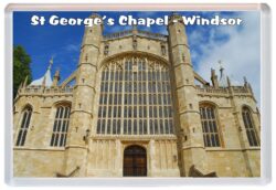 St George's Chapel - Windsor - Berkshire - Jumbo Fridge Magnet Souvenir Gift Present G1