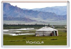 Mongolia - Jumbo Fridge Magnet Souvenir Gift Present