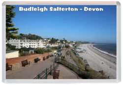 Budleigh Salterton - Devon - Jumbo Fridge Magnet Souvenir Gift Present JC1