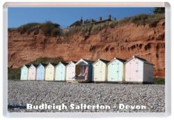 Budleigh Salterton - Devon - Jumbo Fridge Magnet Souvenir Gift Present JC2