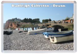 Budleigh Salterton - Devon - Jumbo Fridge Magnet Souvenir Gift Present JC3