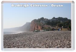 Budleigh Salterton - Devon - Jumbo Fridge Magnet Souvenir Gift Present JC4