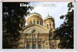 Leipaja - Latvia - Jumbo Fridge Magnet Souvenir Gift Present G1
