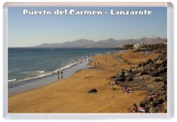 Puerto del Carmen - Lanzarote - Spain - Jumbo Fridge Magnet Souvenir Gift Present G1
