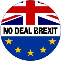 No Deal Brexit Badge