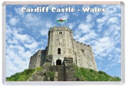 Cardiff Castle - Wales - Jumbo Fridge Magnet Souvenir Gift Present