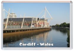 Cardiff - Wales - Jumbo Fridge Magnet Souvenir Gift Present C1