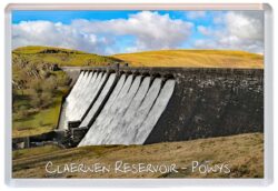 Claerwen Reservoir - Powy - Wales - Jumbo Fridge Magnet Souvenir Gift Present N1