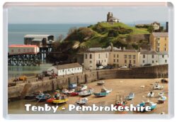 Tenby - Pembrokeshire - Wales - Jumbo Fridge Magnet Souvenir Gift Present C4