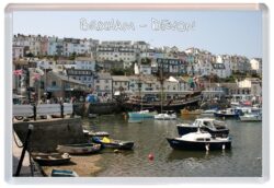 Brixham - Devon - Jumbo Fridge Magnet Souvenir Gift Present Beach J1