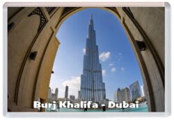 Burj Khalifa - Dubai - Fridge Magnet Souvenir Gift