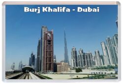 Burj Khalifa - Dubai - Fridge Magnet Souvenir Gift Present
