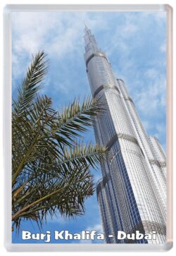 Burj Khalifa - Dubai - Fridge Magnet Souvenir Gift Present