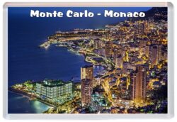 Monte Carlo - Monaco - Jumbo Fridge Magnet Souvenir Gift Present C4