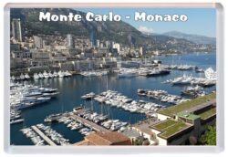 Monte Carlo - Monaco - Jumbo Fridge Magnet Souvenir Gift Present C7