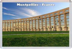 Montpellier - France - Jumbo Fridge Magnet Souvenir Gift Present A2