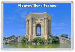 Montpellier - France - Jumbo Fridge Magnet Souvenir Gift Present A3