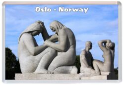 Oslo - Norway - Jumbo Fridge Magnet Souvenir Gift Present C1