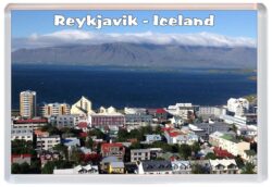 Reykjavik - Iceland - Jumbo Fridge Magnet Souvenir Gift Present C2