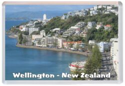 Wellington - New Zealand - Jumbo Fridge Magnet Souvenir Gift Present O4