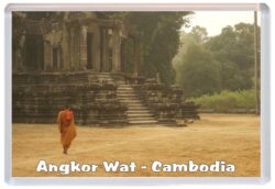 Angkor Wat - Cambodia - Jumbo Fridge Magnet Souvenir Gift Present O5