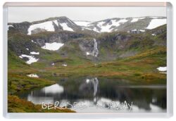 Bergsee - Norway - Jumbo Fridge Magnet Souvenir Gift Present K1