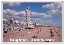 Brighton Beach - East Sussex - Jumbo Fridge Magnet Souvenir Gift Present C1