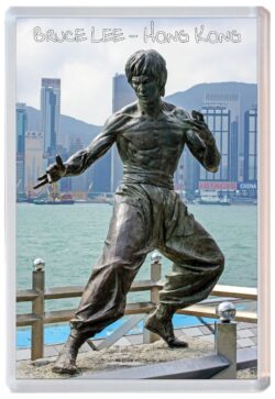 Bruce Lee - Hong Kong - Jumbo Fridge Magnet Souvenir Gift Present M1
