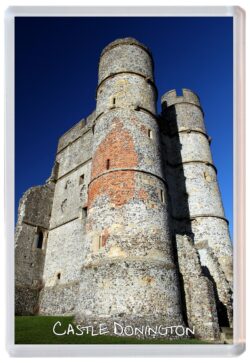 Castle Donnington - Leicestershire - Jumbo Fridge Magnet Souvenir Gift Present N1
