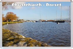 Christchurch - Dorset - Jumbo Fridge Magnet Souvenir Gift Present C2