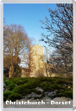 Christchurch - Dorset - Jumbo Fridge Magnet Souvenir Gift Present C3