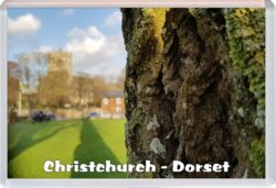 Christchurch - Dorset - Jumbo Fridge Magnet Souvenir Gift Present C4