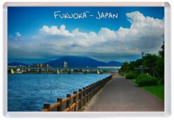 Fukuoka - Japan - Jumbo Fridge Magnet Souvenir Gift Present M1