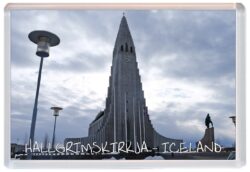 Hallgrimskirkja - Iceland - Jumbo Fridge Magnet Souvenir Gift Present K1
