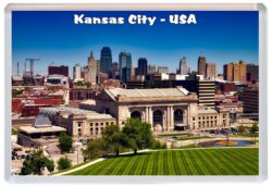 Kansas City - USA - Jumbo Fridge Magnet Souvenir Gift Present A3