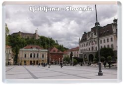Ljubljana - Slovenia - Jumbo Fridge Magnet Souvenir Gift Present C2